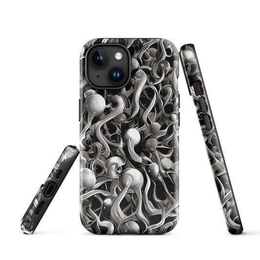 Tough Case for iPhone® - Fluid Monochrome