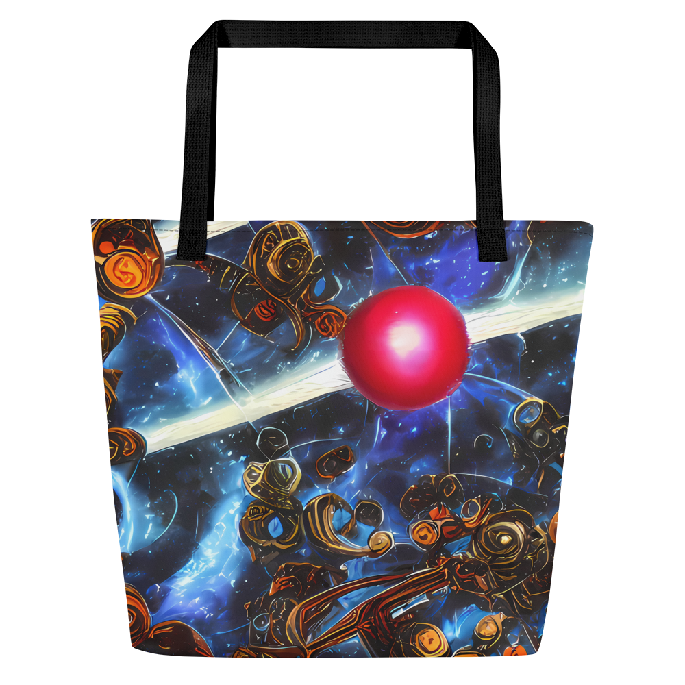 Large Tote Bag w/ Pocket - Pimenov's Cosmos