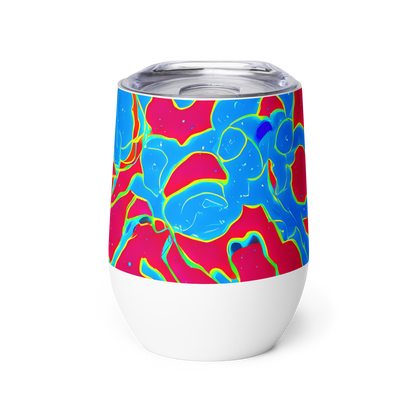 Wine Tumbler - Electric Bloom