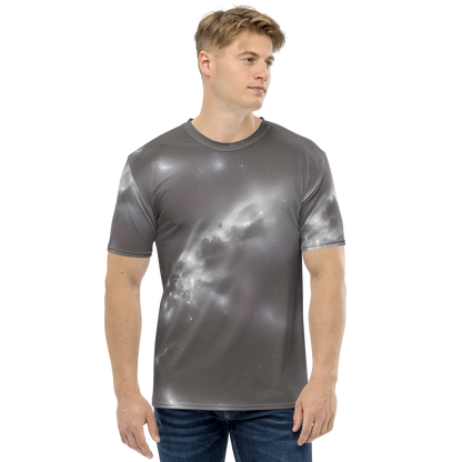 Men's Crew Neck T-Shirt - Silver Nebula