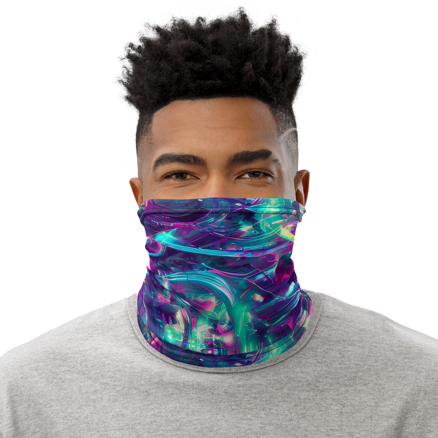 Neck Gaiter - Synthwave Surge