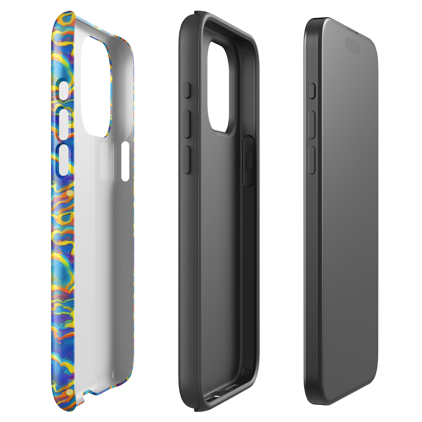 Tough Case for iPhone® - Chroma Ripple