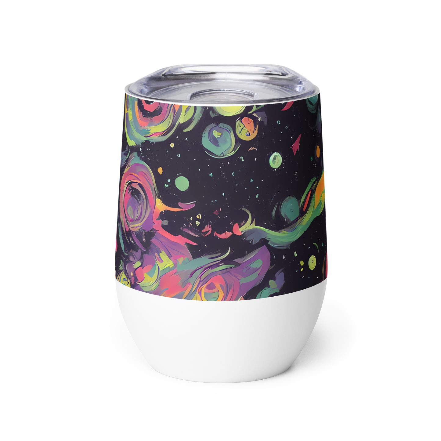 Wine Tumbler - Psychedelic Drift