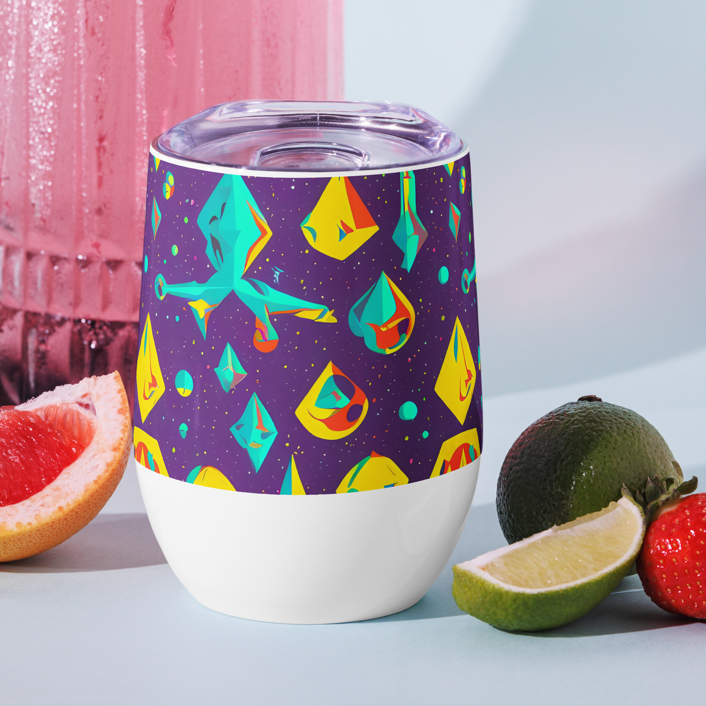 Wine Tumbler - Cascading Prism