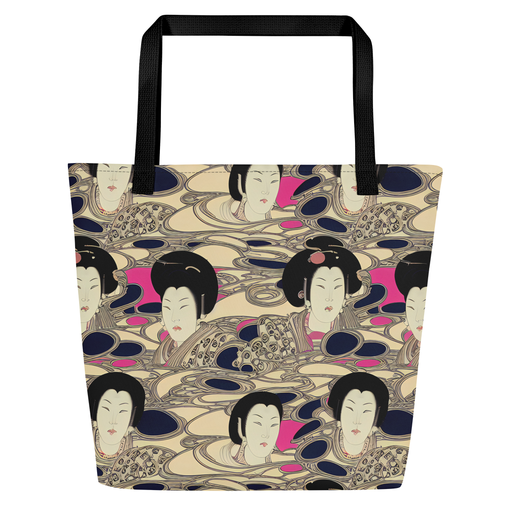 Large Tote Bag w/ Pocket - Timeless Reverie