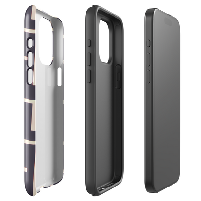 Tough Case for iPhone® - Gilded Gridlock