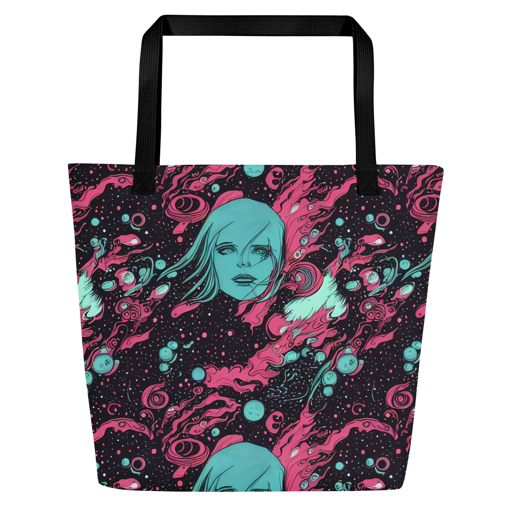 Large Tote Bag w/ Pocket - Spectral Dreamer