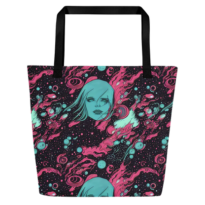 Large Tote Bag w/ Pocket - Spectral Dreamer