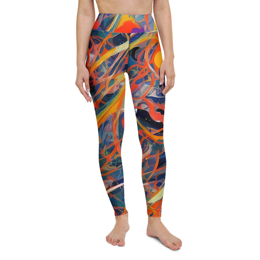 Yoga Leggings - Vivid Tangle