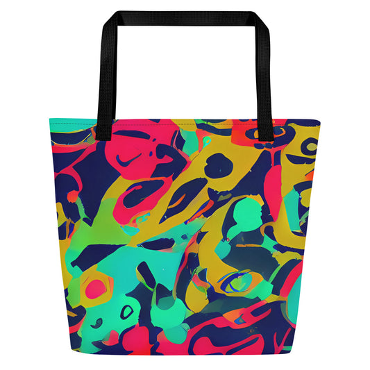 Large Tote Bag w/ Pocket - Gottlieb Galaxy