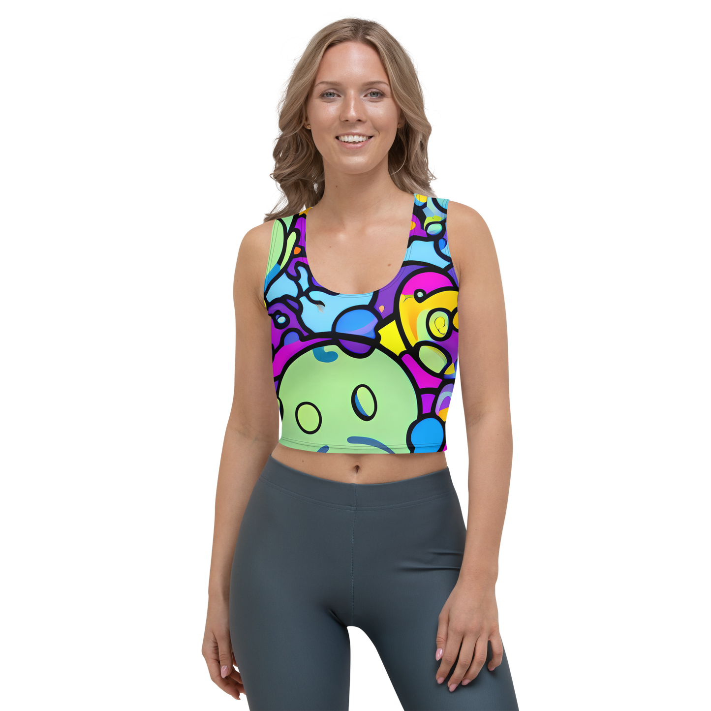 Crop Top - Radiant Lagoon