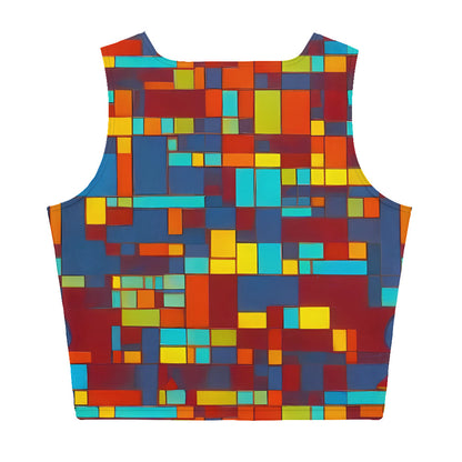 Crop Top - Astral Grid