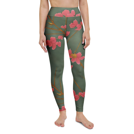 Yoga Leggings - Petal Symphony