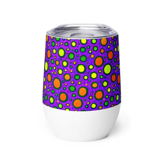 Wine Tumbler - Luminous Bubbles