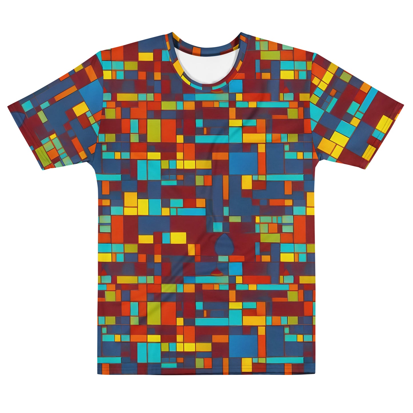 Men's Crew Neck T-Shirt - Astral Grid