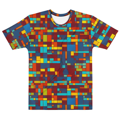 Men's Crew Neck T-Shirt - Astral Grid