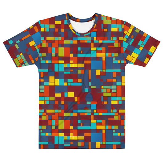 Men's Crew Neck T-Shirt - Astral Grid