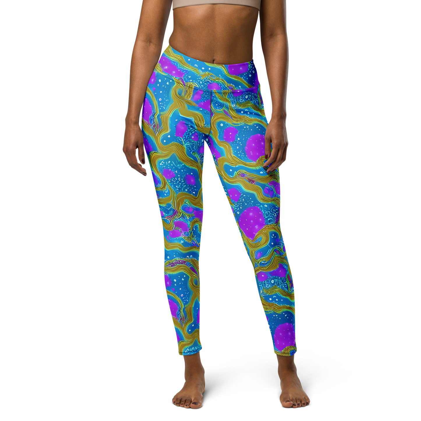 Yoga Leggings - Mystic Waves