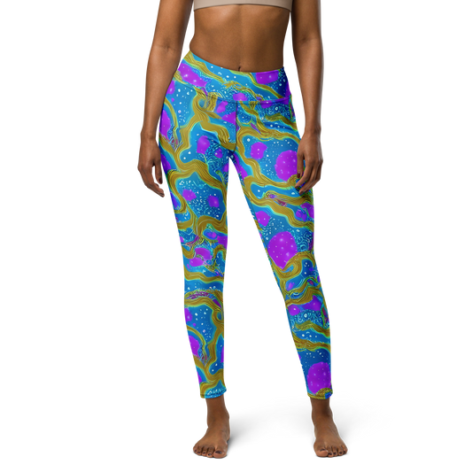 Yoga Leggings - Mystic Waves