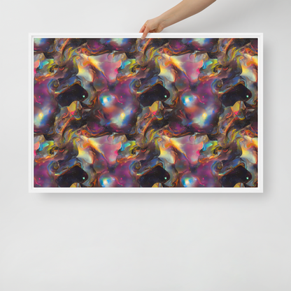 Framed Canvas - Cosmic Fusion