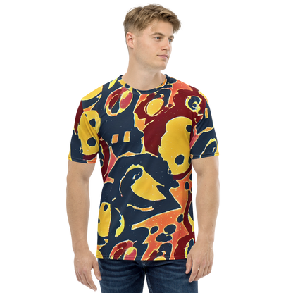 Men's Crew Neck T-Shirt - Sunset Silhouette