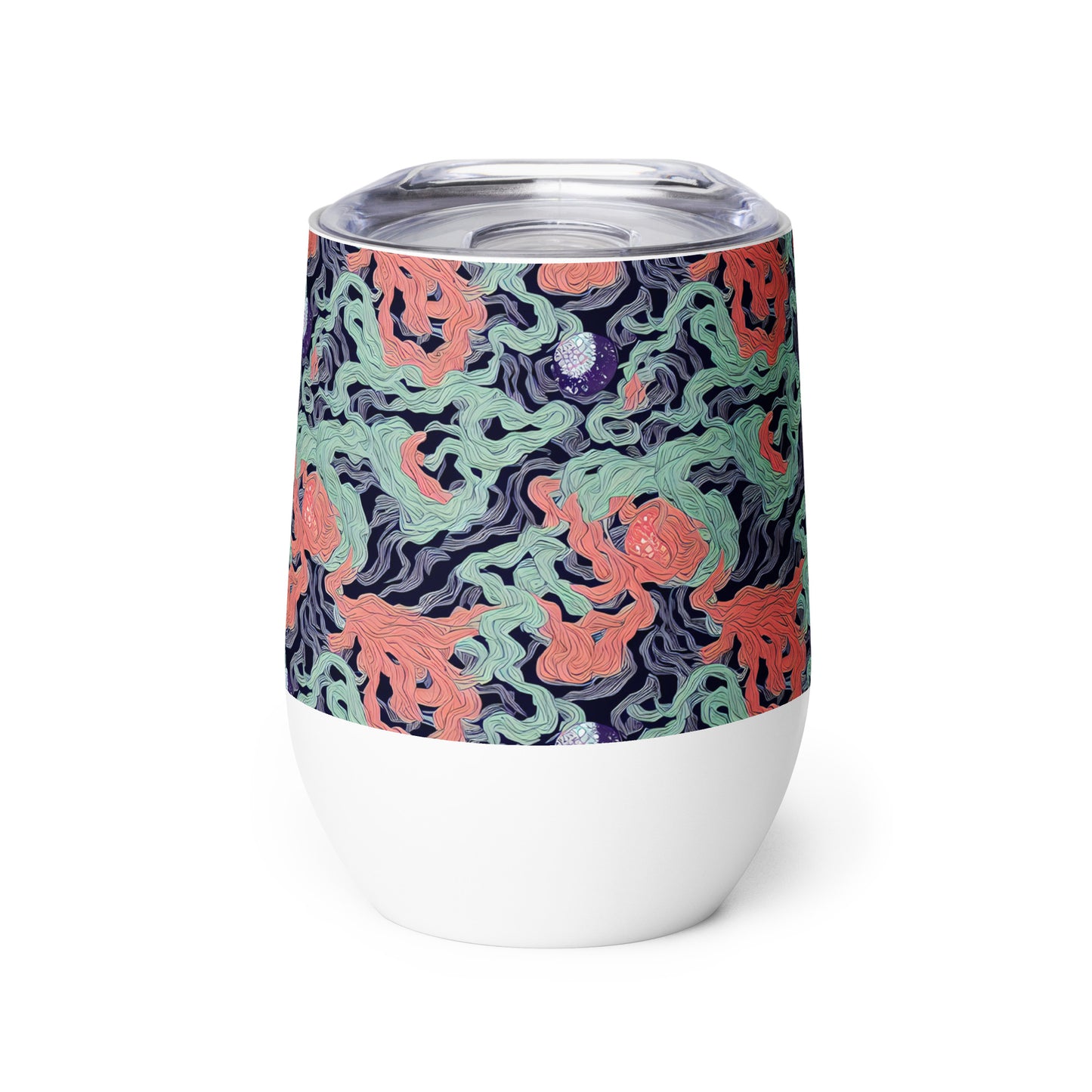 Wine Tumbler - Cosmic Coral