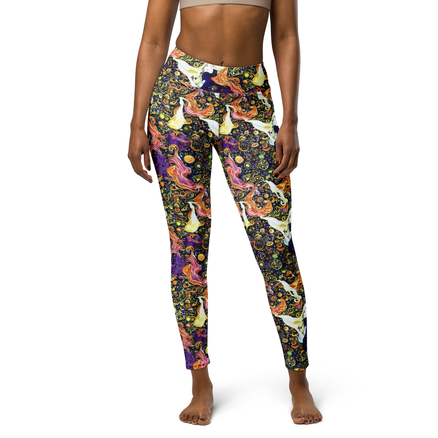 Yoga Leggings - Ethereal Waltz
