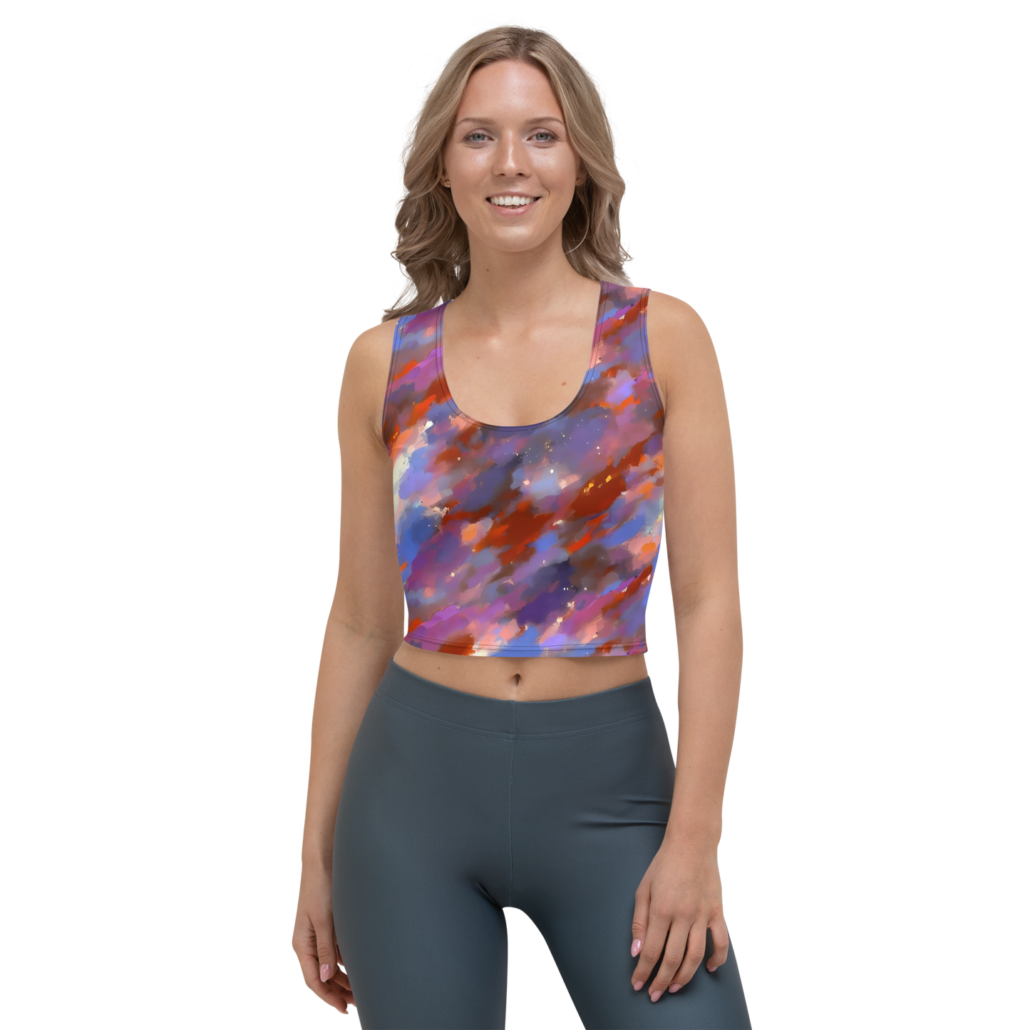 Crop Top - Celestial Brushstroke