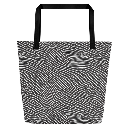 Large Tote Bag w/ Pocket - Hypnotic Waves