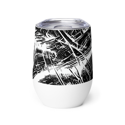 Wine Tumbler - Ferriss Fractals