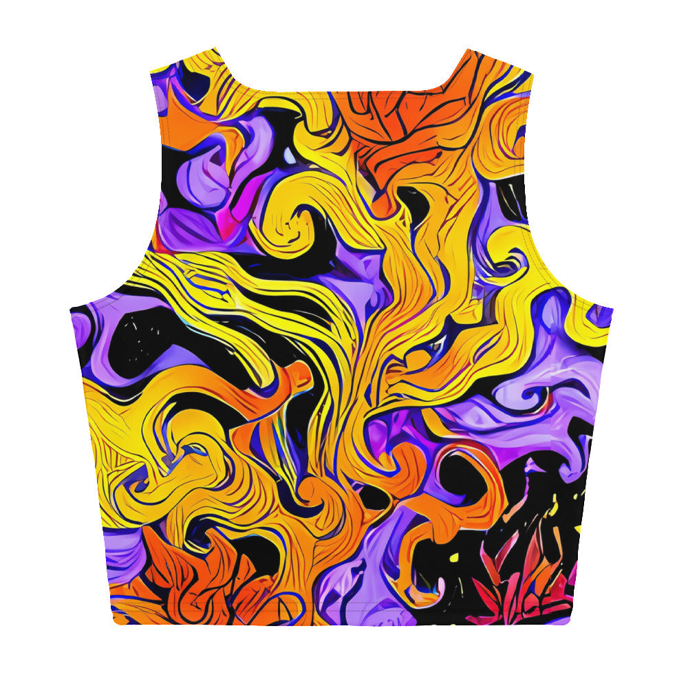 Crop Top - Bosschaert Swirl
