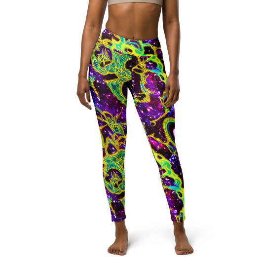 Yoga Leggings - Galactic Web