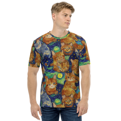 Men's Crew Neck T-Shirt - Celestial Claws