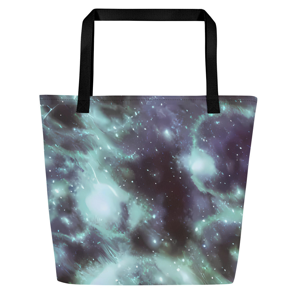 Large Tote Bag w/ Pocket - Roversi Nebula