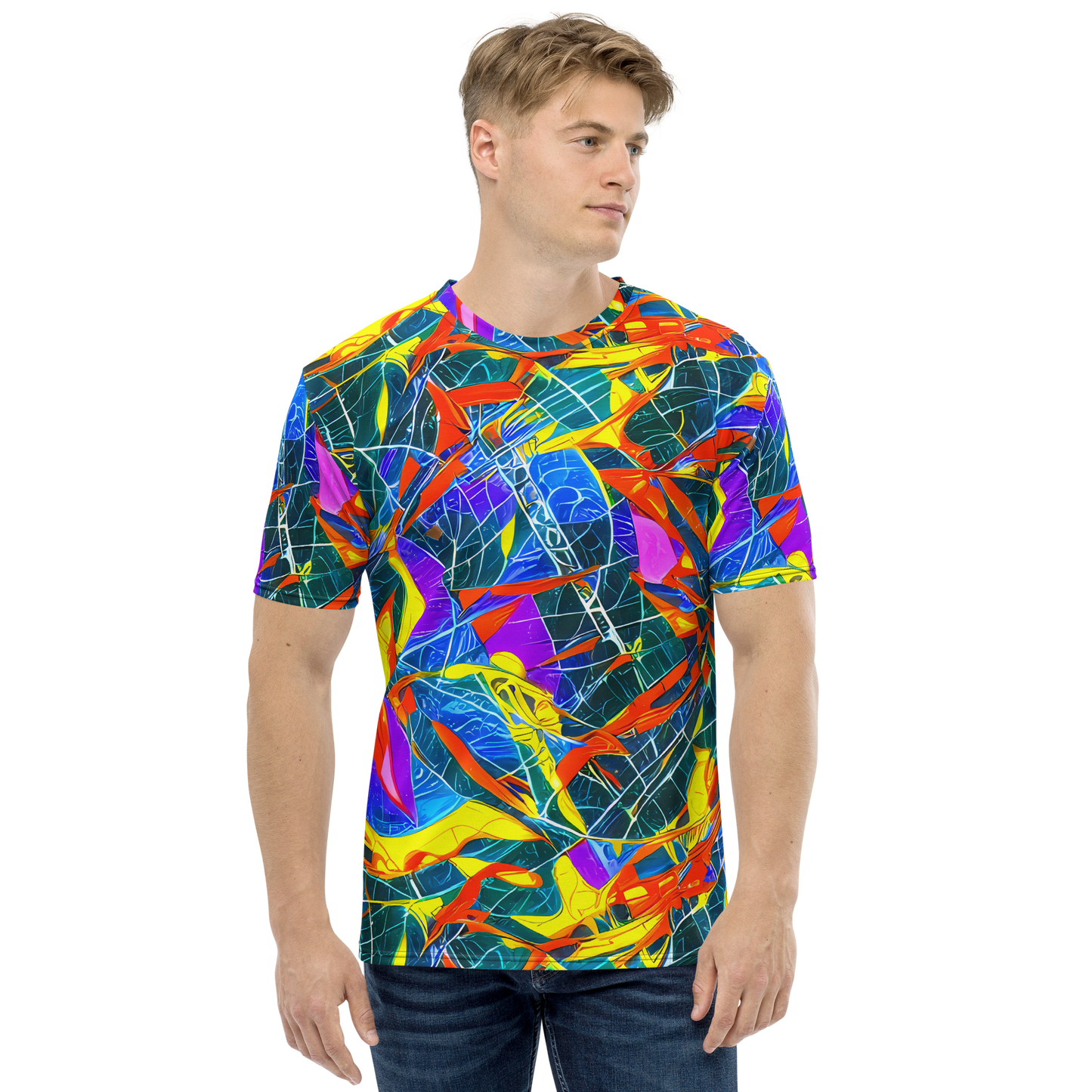 Men's Crew Neck T-Shirt - Arkhipov Waves