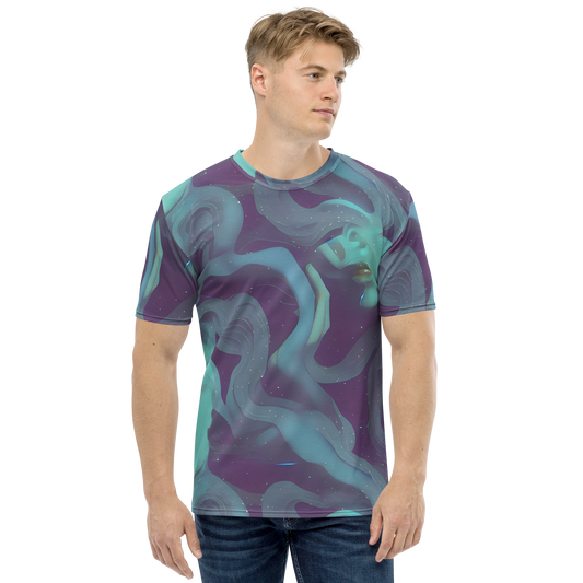 Men's Crew Neck T-Shirt - Ethereal Dreamscape