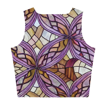 Crop Top - Stained Glass Whirl