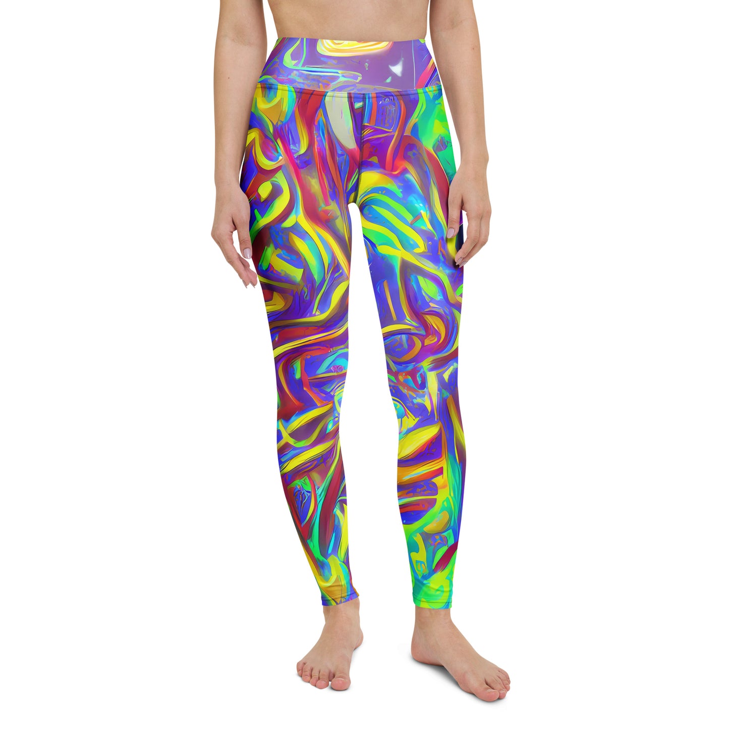 Yoga Leggings - Daliesque Drift