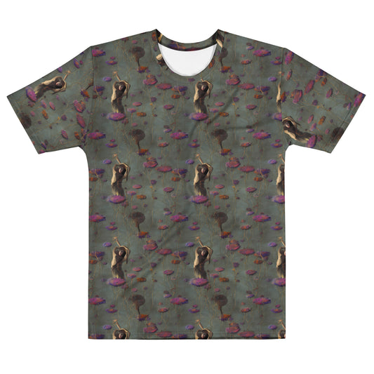 Men's Crew Neck T-Shirt - Ethereal Bloom