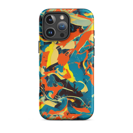 Tough Case for iPhone® - Abstract Tango