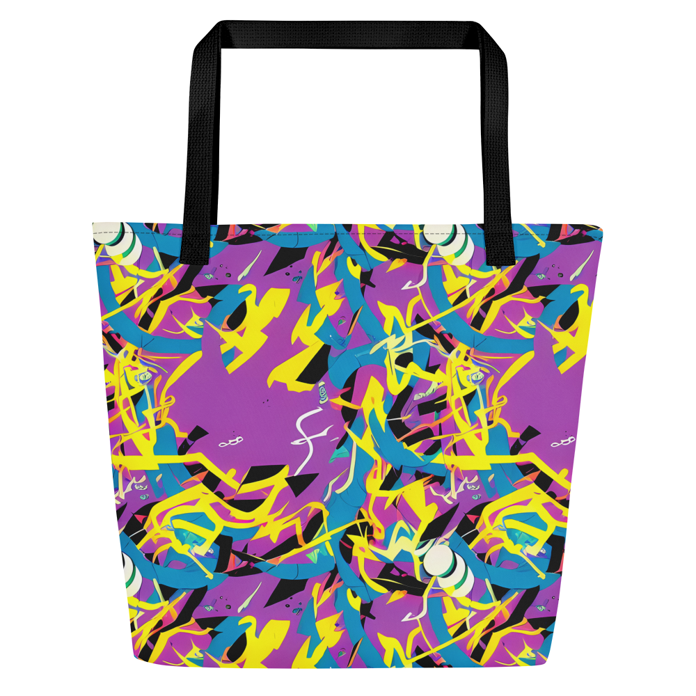 Large Tote Bag w/ Pocket - Galactic Sprawl