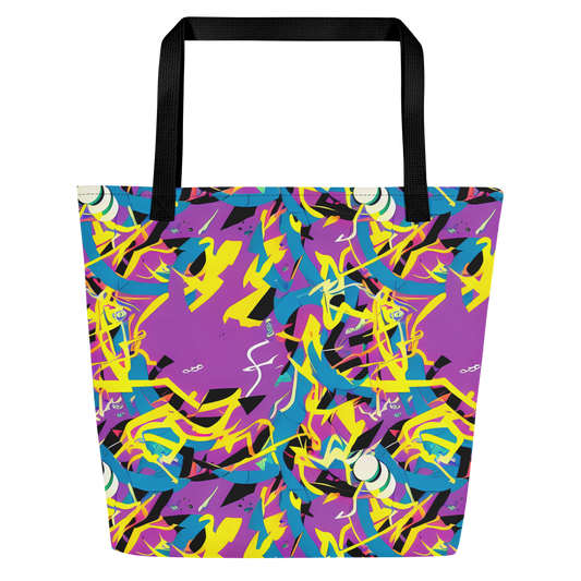 Large Tote Bag w/ Pocket - Galactic Sprawl