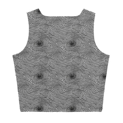 Crop Top - Black And White Rhapsody