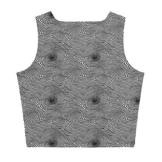 Crop Top - Black And White Rhapsody