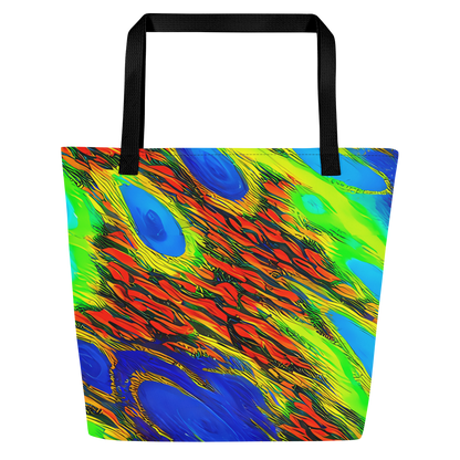 Large Tote Bag w/ Pocket - Hodgkin's Blaze