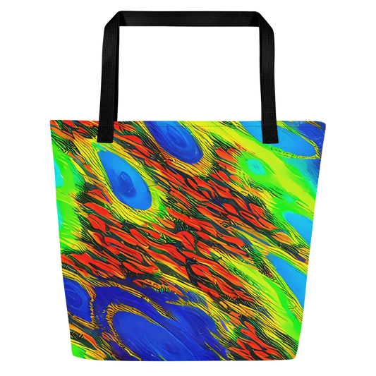 Large Tote Bag w/ Pocket - Hodgkin's Blaze