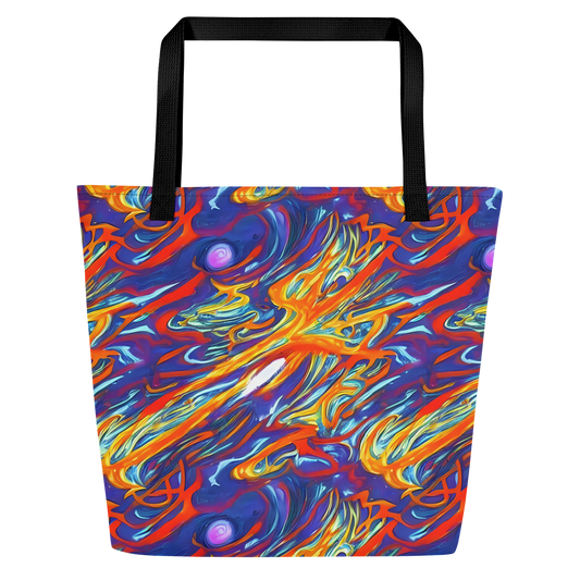 Large Tote Bag w/ Pocket - Galactic Ember