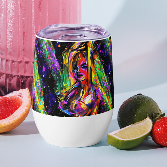 Wine Tumbler - Galactic Flamenco