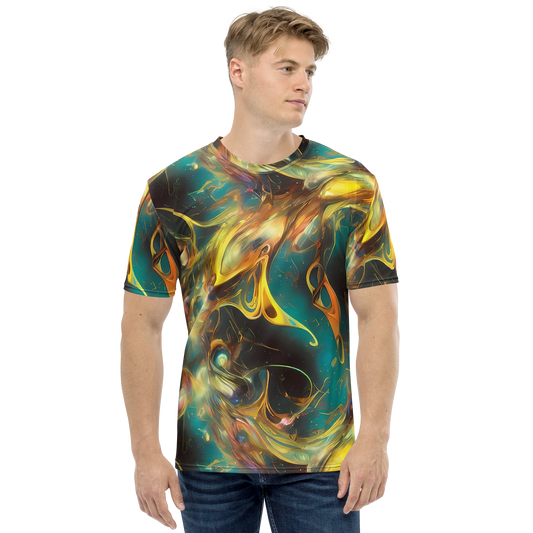 Men's Crew Neck T-Shirt - Elegant Whirl