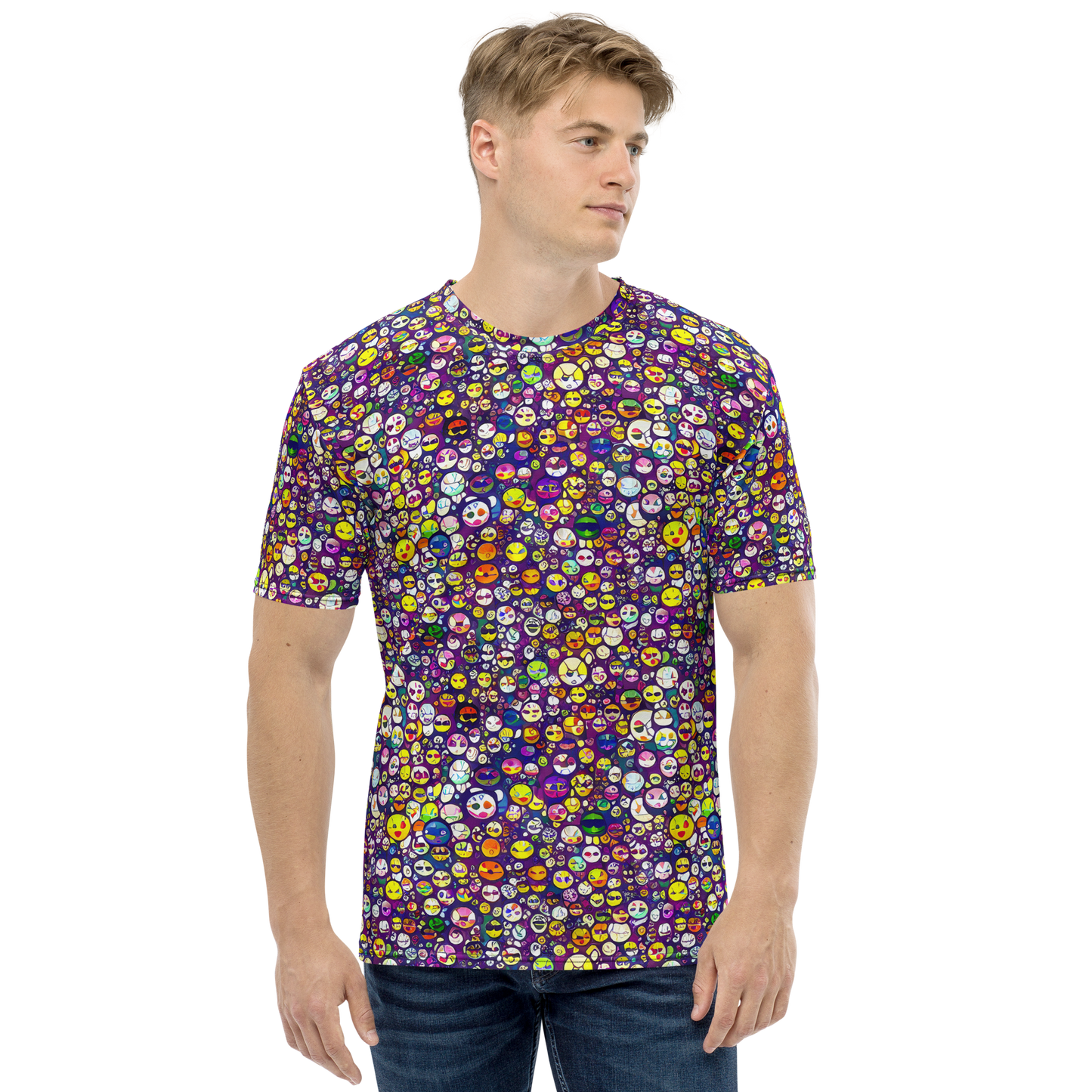 Men's Crew Neck T-Shirt - Mosaic Moods